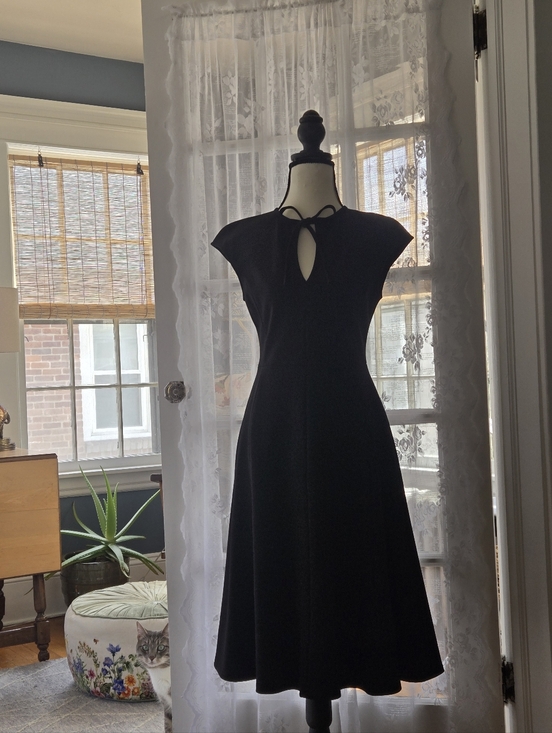 kate spade Dresses & Skirts - Kate Spade Classic Black Front Keyhole Fit-and-Flare Dress